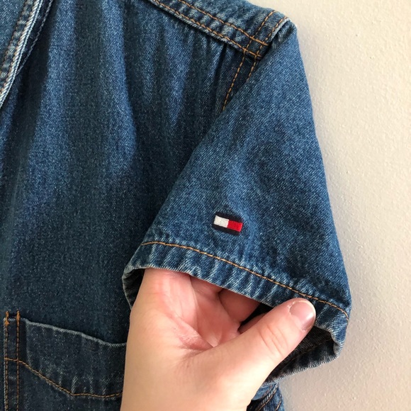 Tommy Hilfiger Demin Button Down Dress - Picture 4 of 6